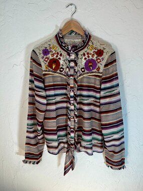 NWT Double D Santa Rita Blouse- Size 1X